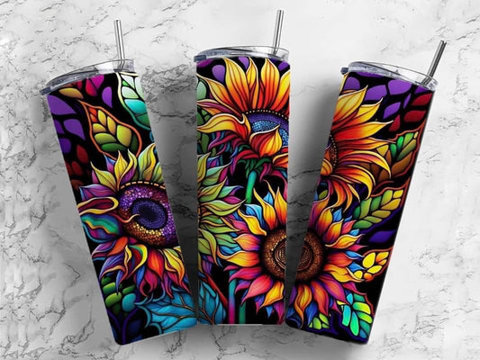 Rainbow Sunflowers