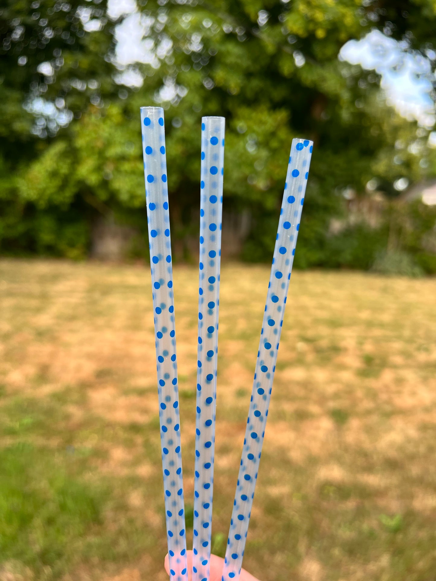 Polka dot straws