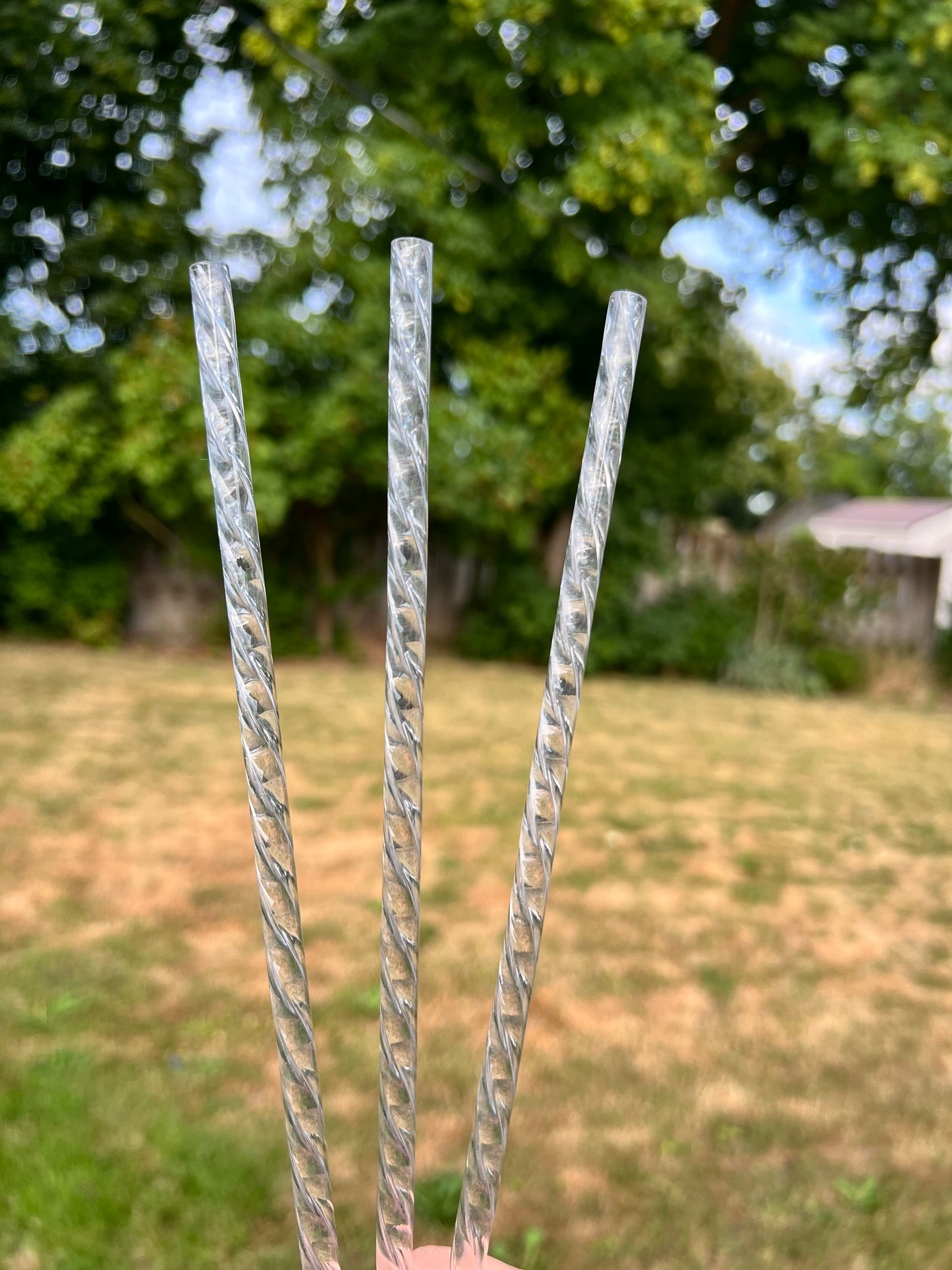 Clear twist straws straws